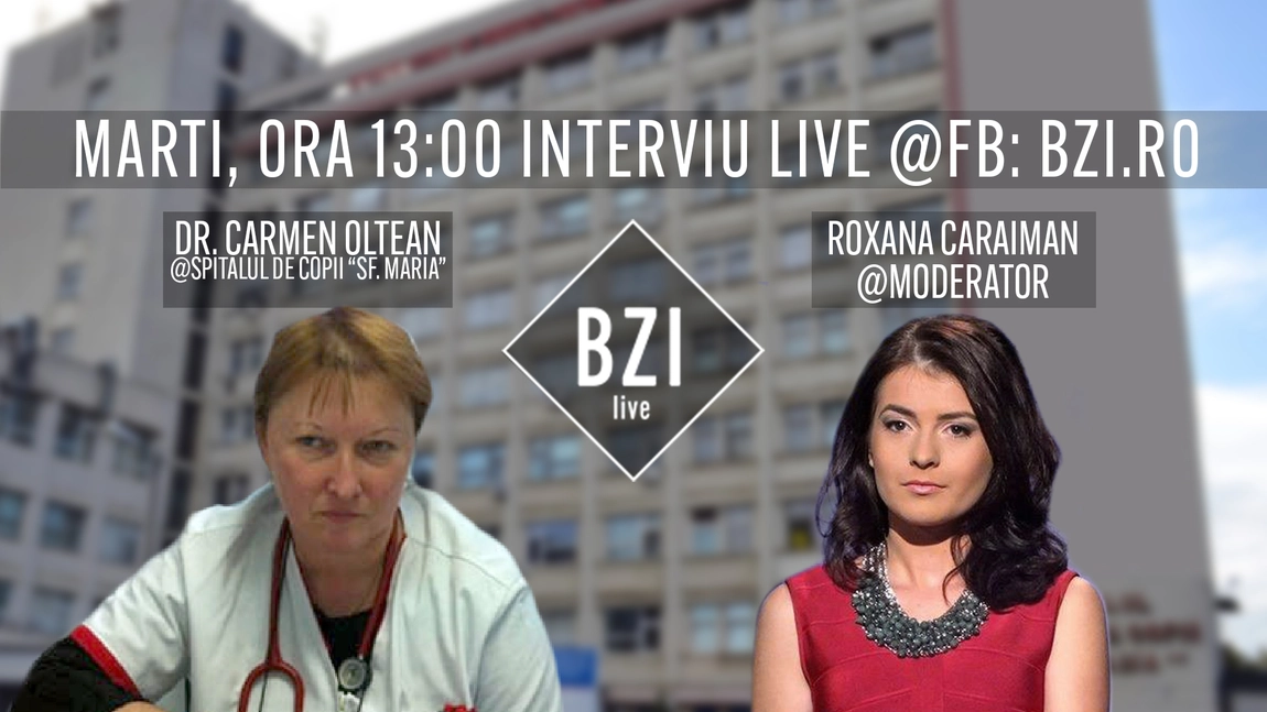 Este una dintre bolile dificil de diagnosticat la copil. Medicul Carmen Oltean va oferi parintilor informatii pretioase despre aceasta maladie, la BZI LIVE - LIVE VIDEO