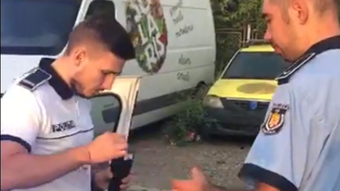 Politist local prins baut la volanul masinii institutiei! Va fi concediat in cel mai scurt timp - VIDEO / UPDATE