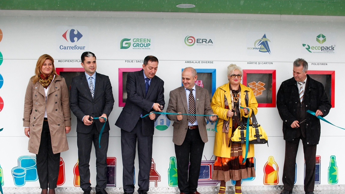 Carrefour si Green Group lanseaza o statie SIGUREC in Carrefour Iasi Era