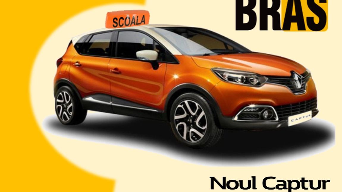 Scoala de soferi BRAS isi mareste parcul auto cu noul Renault Captur
