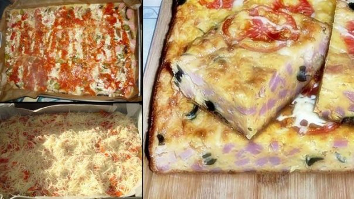 Asa se face pizza fara blat! Ori de cate ori fac pizza, nu ramane nimic in tava. Nu apuc nici sa gust. RETETA MINUNE AICI