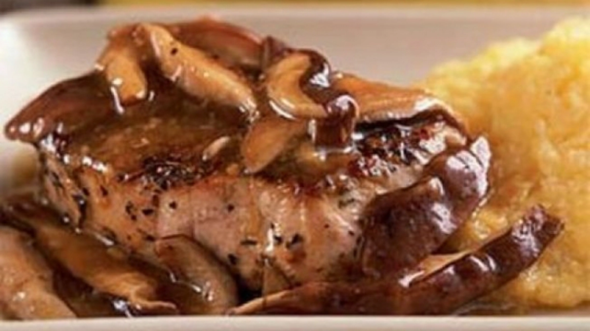 Friptura de porc cu menta