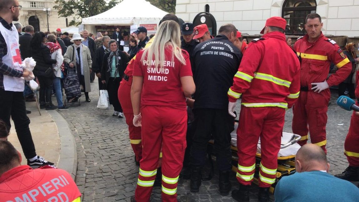 Mai mulți pelerini au avut nevoie de îngrijiri medicale