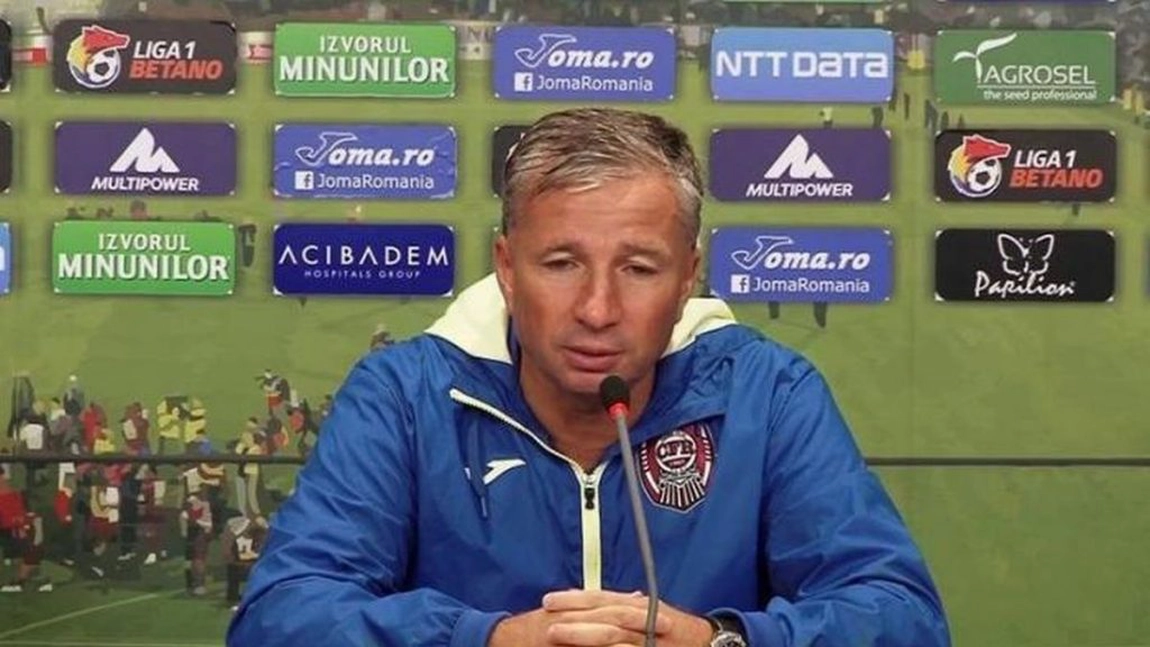Alarmă la CFR Cluj. Ce decizia a luat Dan Petrescu
