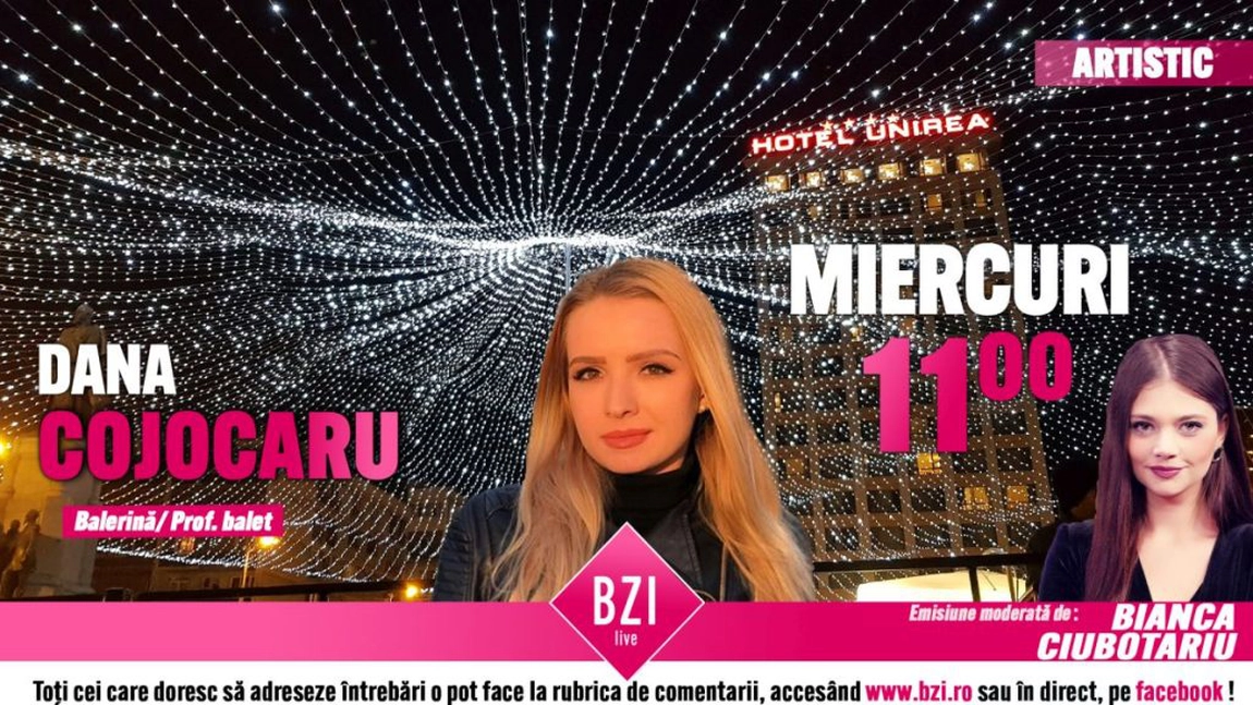 LIVE VIDEO Despre balerini, balet și predat. Dana Cojocaru va veni la BZI LIVE să ne dezvăluie din secretele din spatele cortinei. Cum a ajuns la o vârstă fragedă să fie profesor? - FOTO