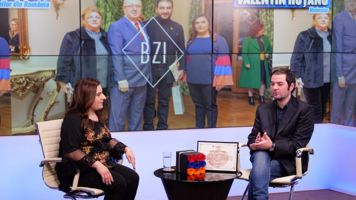Un valoros oficial al Uniunii Armenilor din România, a dialogat despre activităţile desfăşurate pe plan cultural şi civic, dar şi despre implicarea în latura academică, în lumina reflectoarelor Studioului BZI LIVE - FOTO/ VIDEO