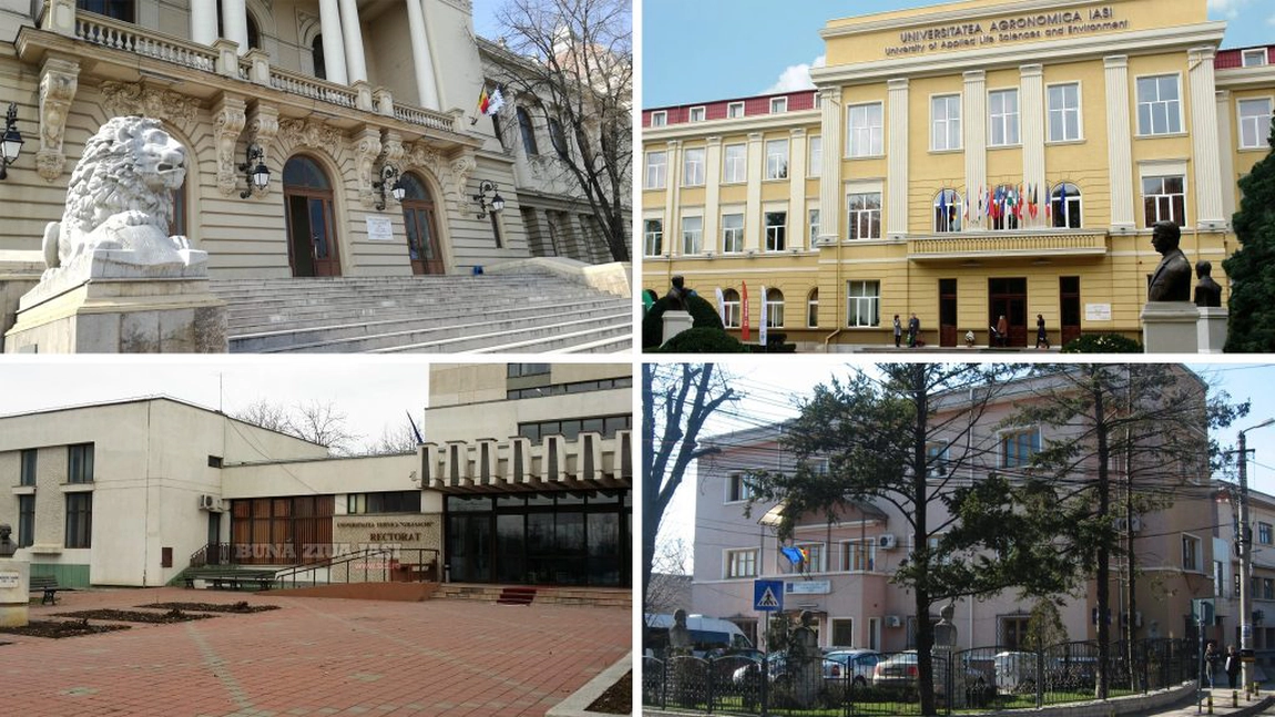 Marile universități de stat din Iași, poziții foarte bune în cele mai importante topuri academice internaționale - FOTO