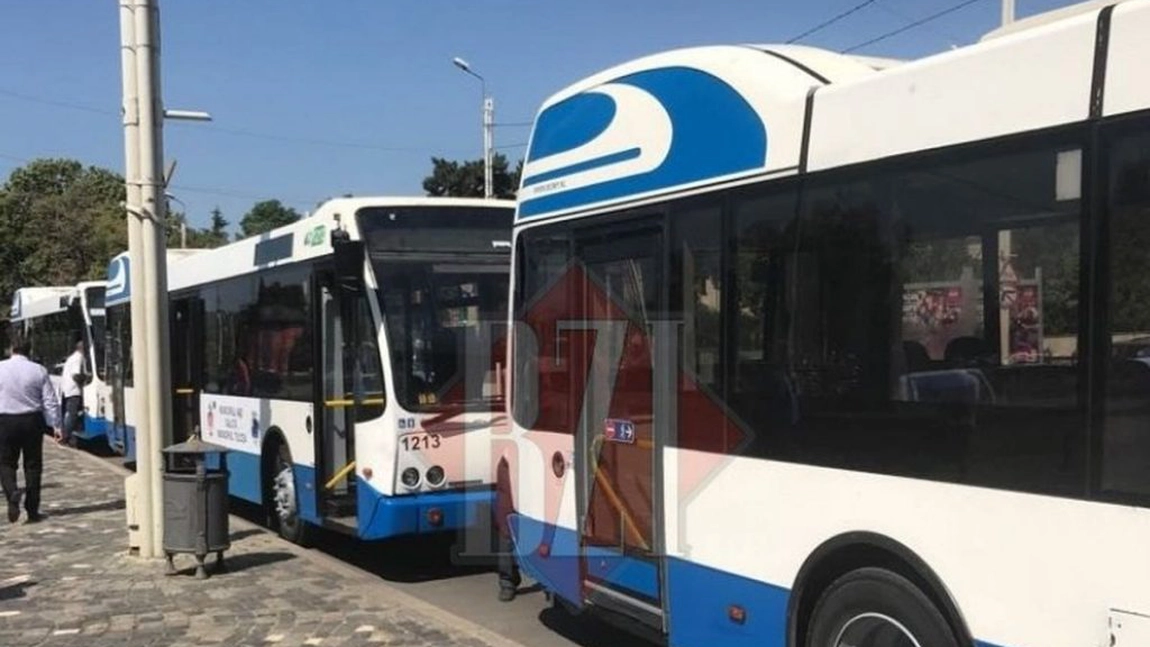 Autobuzele și tramvaiele sunt dezinfectate zilnic de CTP Iași