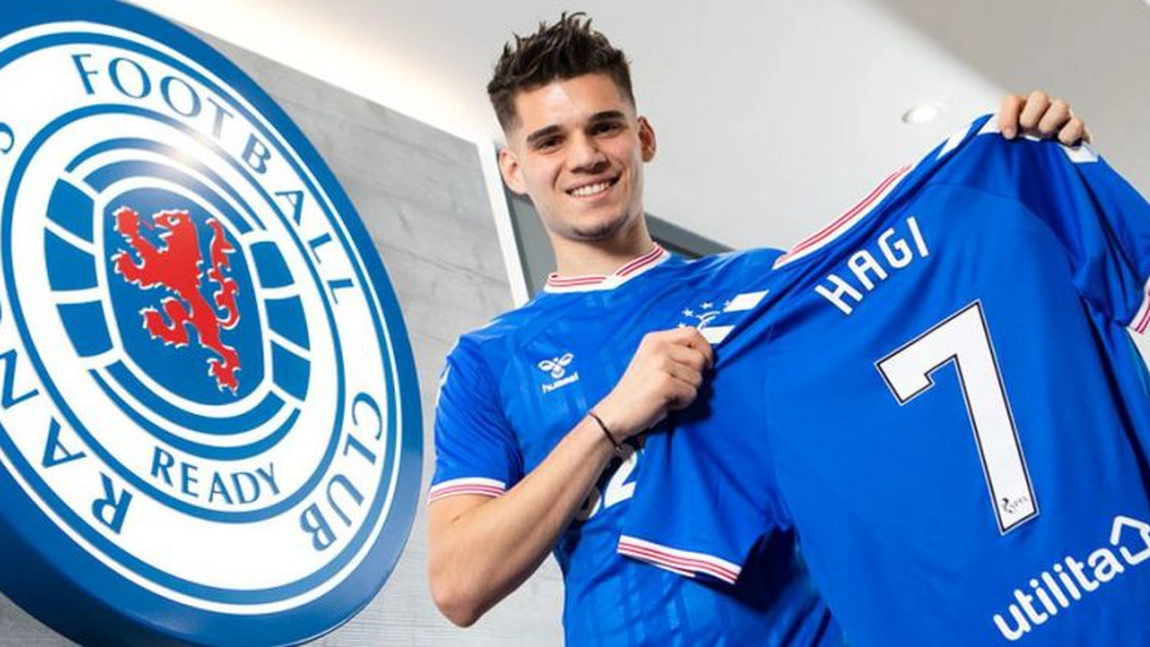 O legendă a lui Rangers, la picioarele lui Ianis Hagi! 