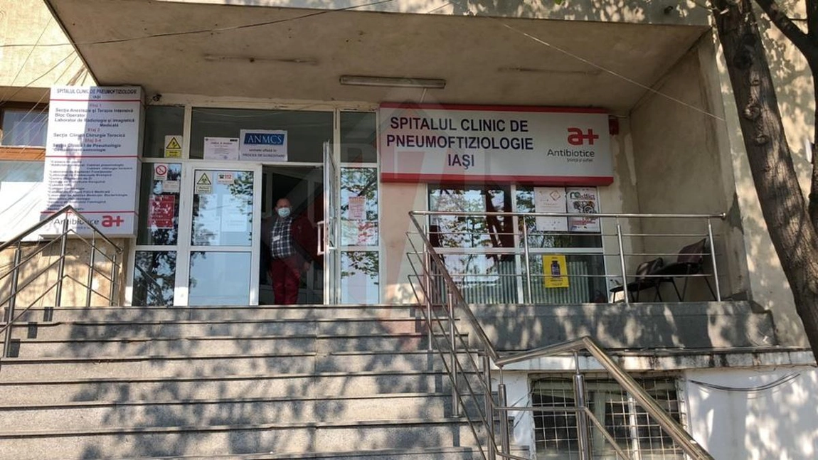 Spitalul de Pneumoftiziologie Iași, aproape plin cu pacienți cu coronavirus! Un etaj întreg găzduiește suspecții