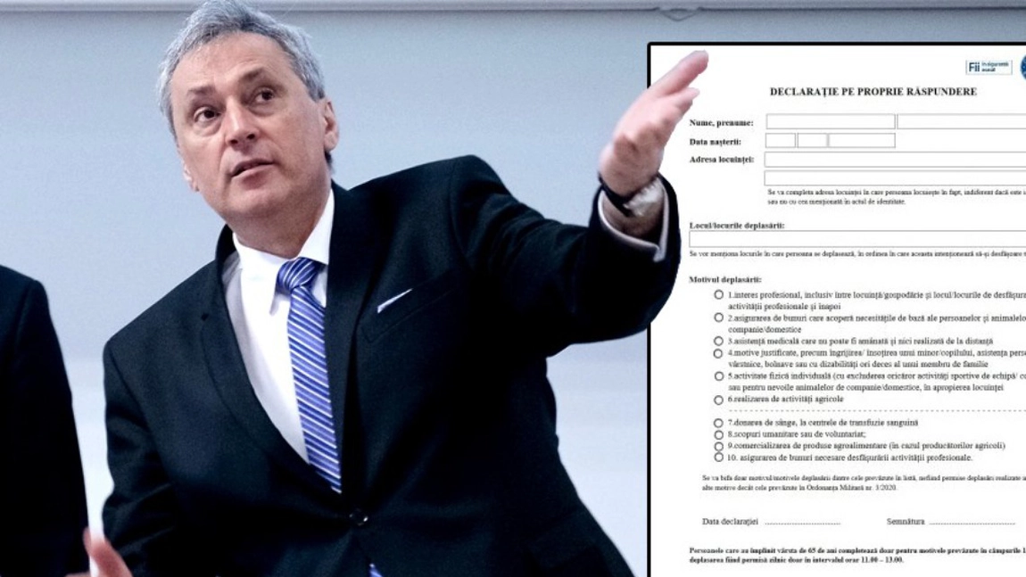 Vom avea nevoie de declarație pe propria răspundere și după 15 mai? Marcel Vela a făcut anunțul