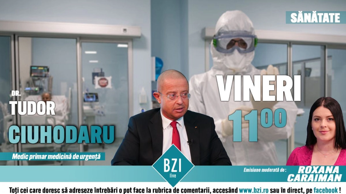 LIVE VIDEO - Despre Spitalul mobil pentru tratarea persoanelor diagnosticate cu Covid-19 de la Lețcani, cu doctorul Tudor Ciuhodaru la BZI LIVE - FOTO