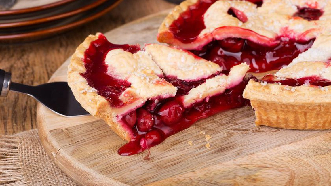 Cherry Pie - Plăcintă cu cireșe, în stil american