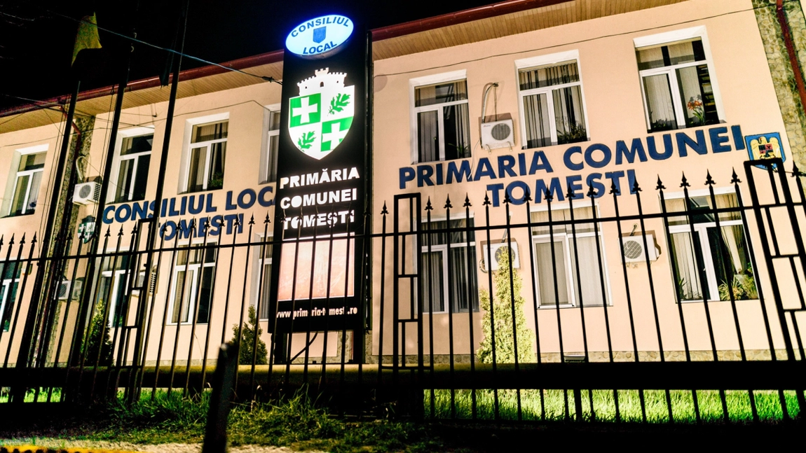 Primăria Tomești oferă un contract de modernizare a trotuarelor din localitate! Firmele nu erau interesate pentru că lucrările erau subevaluate