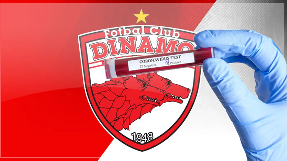 Încă un jucător al FC Dinamo a fost testat pozitiv cu SARS-CoV-2