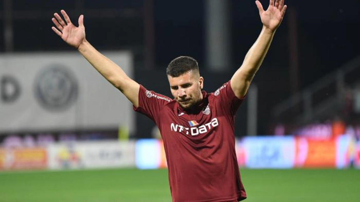George Țucudean, aproape de un transfer în Grecia! Clubul cu care negociază atacantul, după despărțirea de CFR Cluj