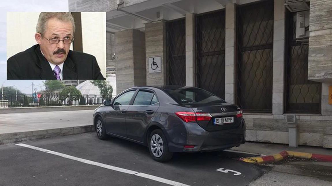 Tupeul fără margini al lui Anton Doboș! A parcat din nou pe locurile destinate persoanelor cu dizabilități - FOTO