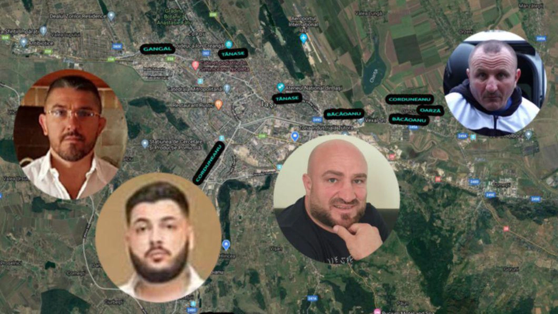 Cum s-au împărțit clanurile mafiote la Iași! Zonele în care rivalii nu calcă niciodată! Un interlop celebru, personaj-cheie între toate grupările (Exclusiv)