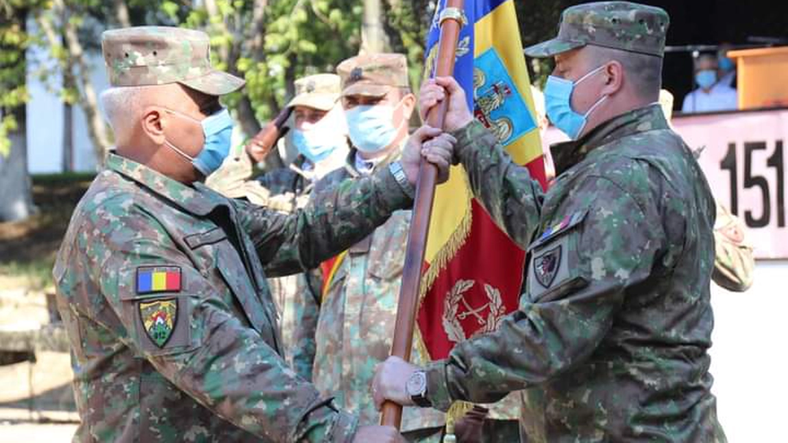Locotenent-colonelul Marius Butilă a preluat comanda și Drapelul de Luptă al Batalionului 151 Infanterie ,,Războieni