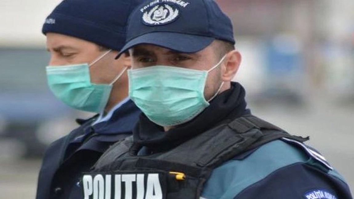 Zeci de polițiști din Timiș au fost testați pozitiv cu SARS-CoV-2