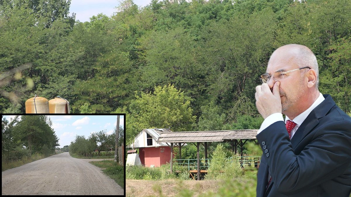 Maricel Popa, președintele Consiliului Județean Iași, își asfaltează drumul până la ferma proprie din bani publici. Șosea de 16 milioane euro, pe lângă poarta șefului CJ, asfaltată de prietenul de la Eky Sam SRL - FOTO