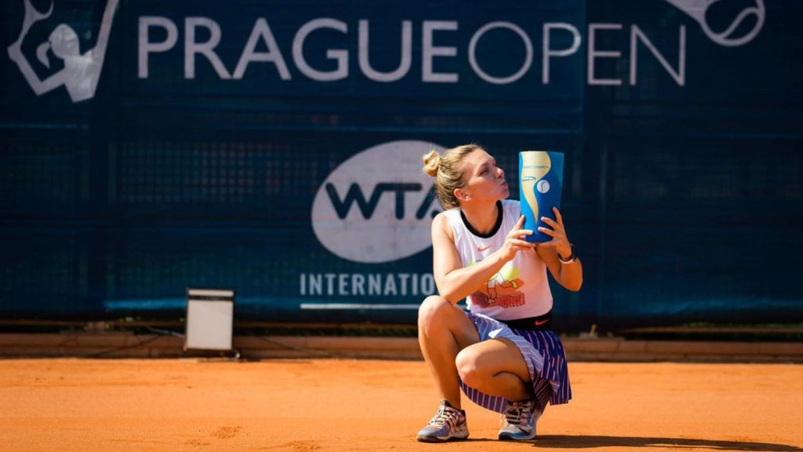Simona Halep a revenit în țară după succesul de la turneul WTA din Cehia: 