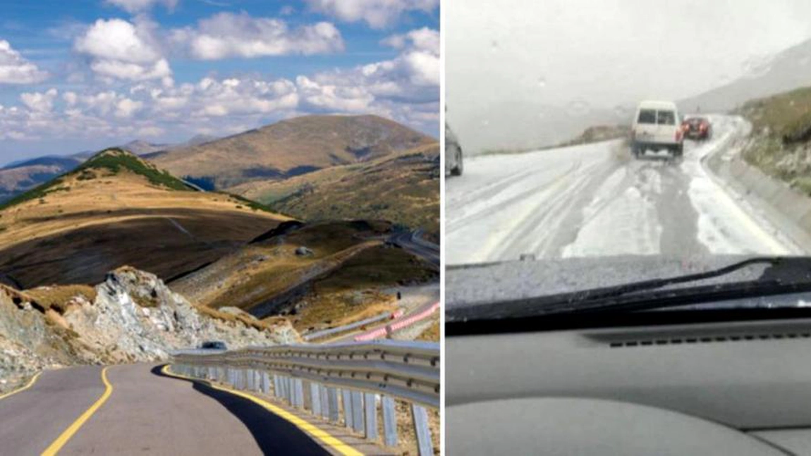 Prima ninsoare din acest sezon. Transalpina a fost acoperită cu un strat consistent de zăpadă