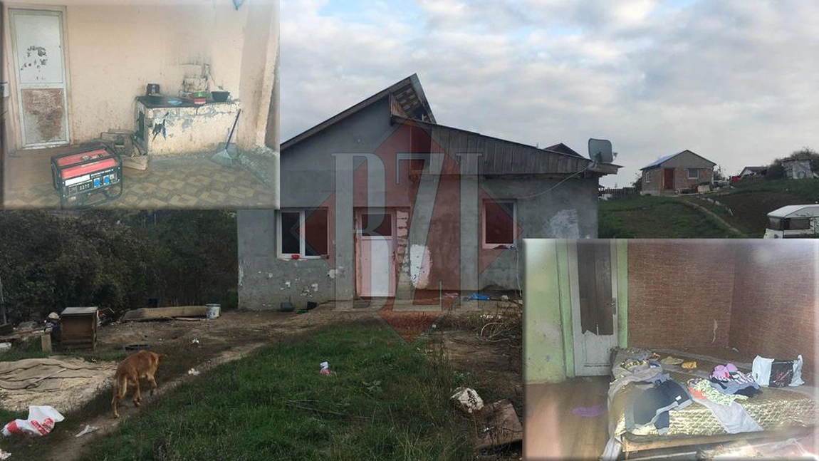 Patru copii au fost lăsați singuri în frig și fără hrană timp de două zile. Părinții erau în stare de ebrietate. Imagini surprinse în 