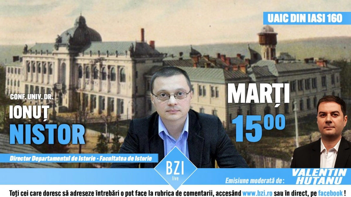 LIVE VIDEO - Despre aniversarea a 160 ani de la fondarea primei universităţi moderne a României, 