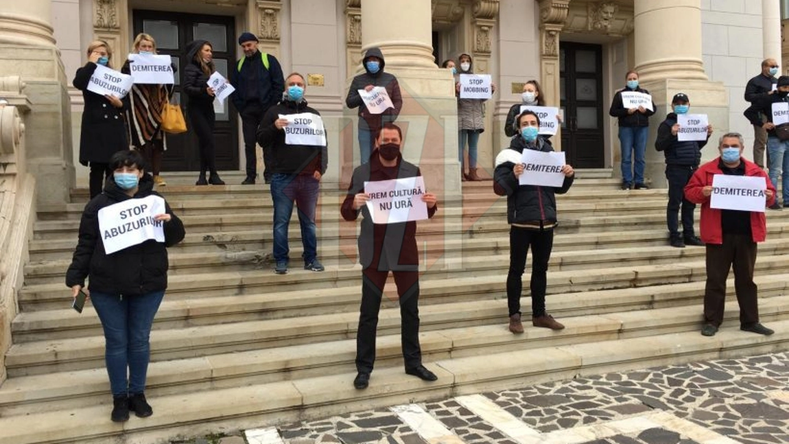 „Demisia, doamnă Rancea!” scandează angajații ONRI într-un nou protest - VIDEO