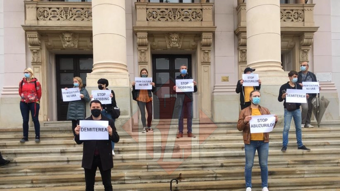 S-au reluat protestele la Opera Națională Română Iași! Ce spune liderul sindicatului angajaților din instituție, Marius Aftaragaci