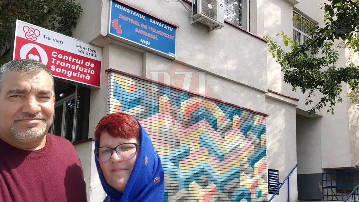 Poveste de dragoste înfiripată la Centrul de Transfuzii din Iași! Cum au ajuns să se iubească și să transmită iubire prin sângele lor doi oameni minunați!