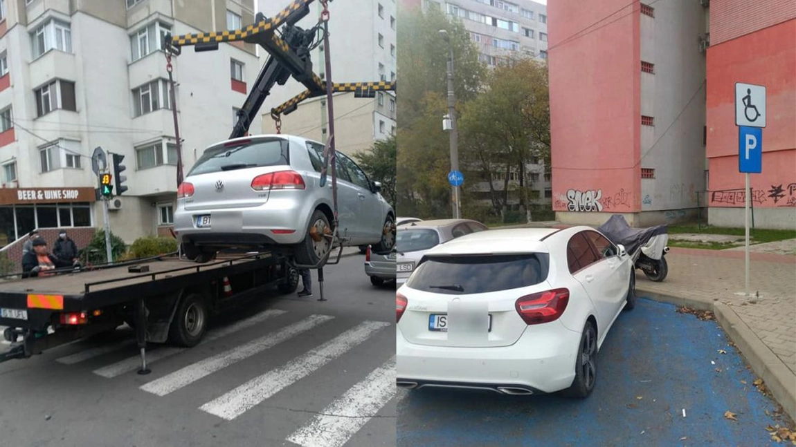 Tot mai mulți ieșeni îi reclamă pe șoferii care parchează neregulamentar și blochează căile de acces dintre blocuri. Număr de telefon special pus la dispoziția cetățenilor
