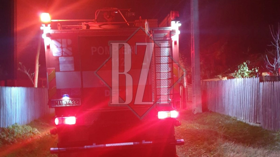 Incendiu în localitatea ieșeană Erbiceni! O casă a fost cuprinsă de flăcări - EXCLUSIV