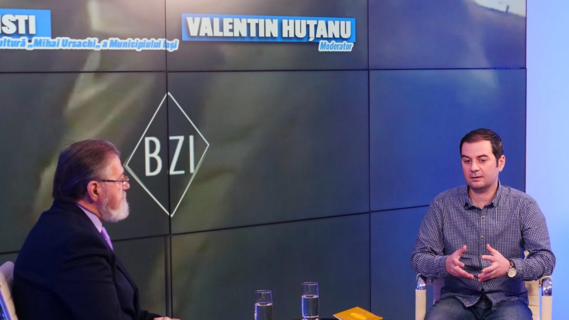 Directorul Casei de Cultură „Mihai Ursachi” Iași a discutat despre anumite elemente, aspecte, fațete diverse și echilibrate legate de ceea ce a avut loc în decembrie 1989, în lumina reflectoarelor Platoului BZI LIVE - FOTO/ VIDEO
