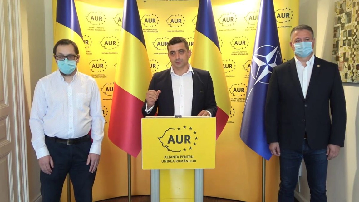 George Simion, liderul AUR, vrea suspendarea lui Klaus Iohannis: Electoratul ne-a cerut asta