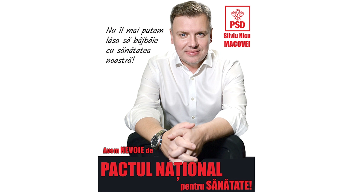 Silviu Macovei, candidat PSD Iași la Camera Deputaților: Este absolut necesar să avem un Pact pentru Sănătate! (P)