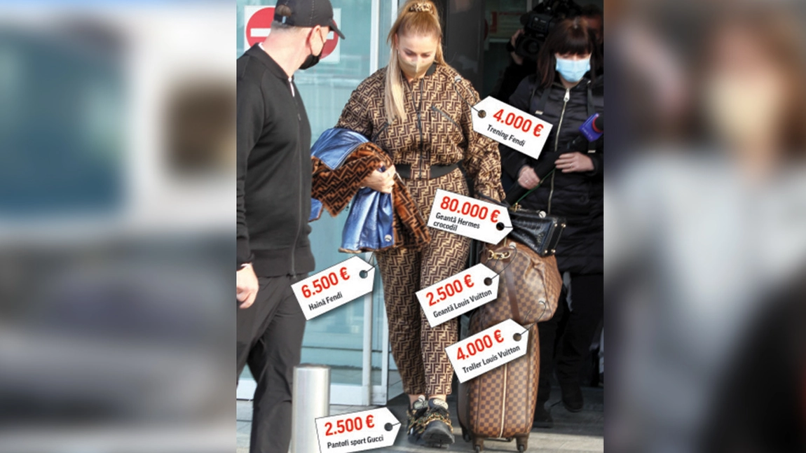 Cuplul Prodan – Reghecampf, apariţie de 300.000 €! Până şi căţelul are zgardă Louis Vuitton