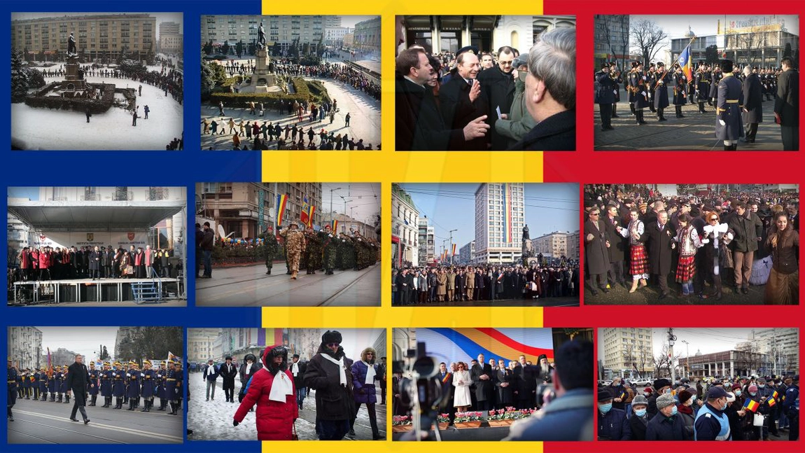 Ziua Unirii Principatelor la statuia lui Cuza. IMAGINI DE COLECȚIE cu sărbătoarea de la Iași din ultimii 20 de ani - GALERIE FOTO