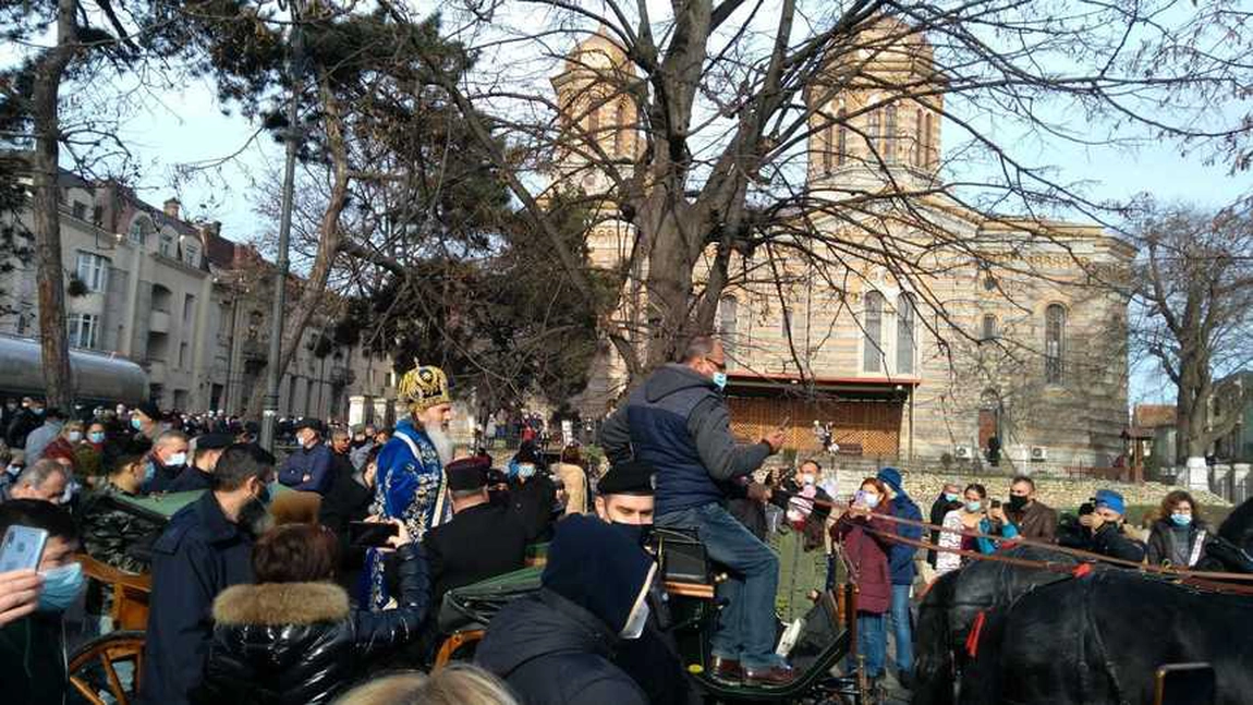 Slujba de Bobotează la Constanța: ÎPS Teodosie îndeamnă credincioșii să nu supere autoritățile