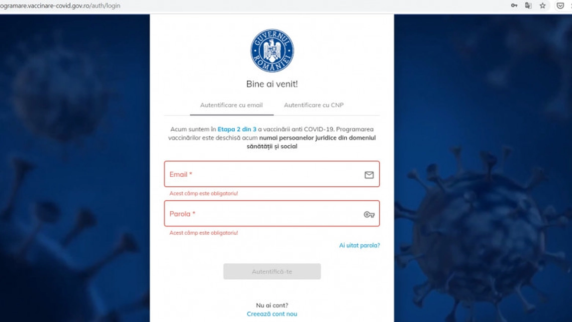 Platforma de vaccinare anti-Covid-19 întâmpină probleme zilnic. Medicii se plâng de îngreunarea procesului de imunizare