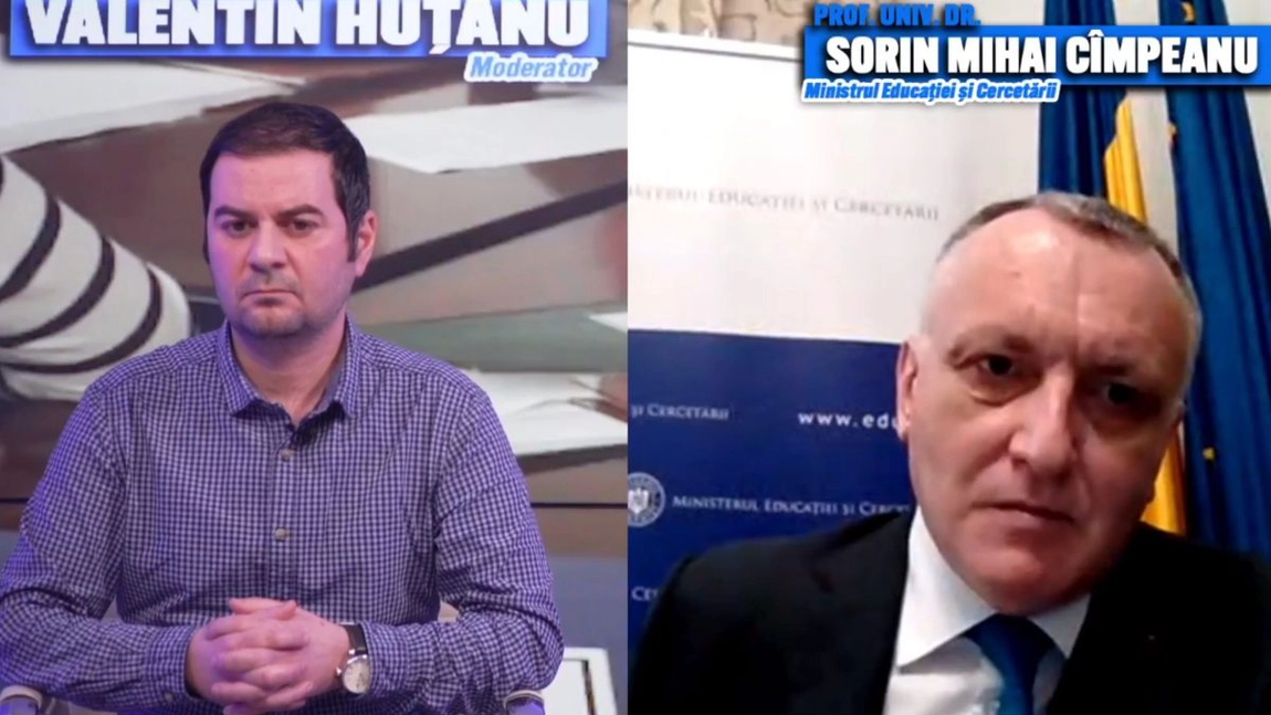 Data oficială a redeschiderii școlilor, menţionată de prof. univ. dr. Sorin Mihai Cîmpeanu, ministrul Educaţiei la BZI LIVE - VIDEO