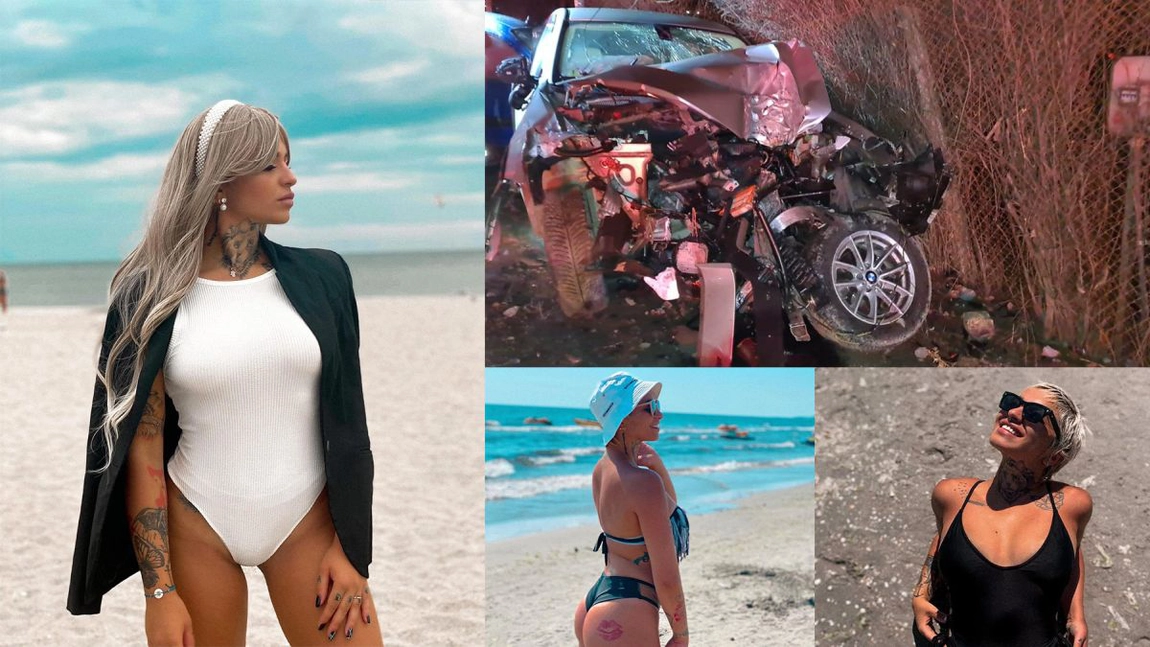 Cea mai sexy cântăreață din Iași era să-și piardă viața în Bucium, după ce a provocat un accident spectaculos! Tânăra s-a lăudat peste tot cu BMW-ul ei de zeci de mii de euro, pe care l-a făcut praf! GALERIE FOTO / VIDEO (Exclusiv)