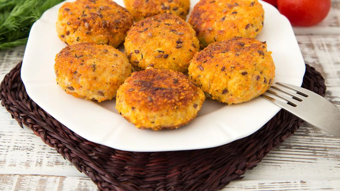 Chiftele de curcan cu semințe de in - Aperitiv ideal