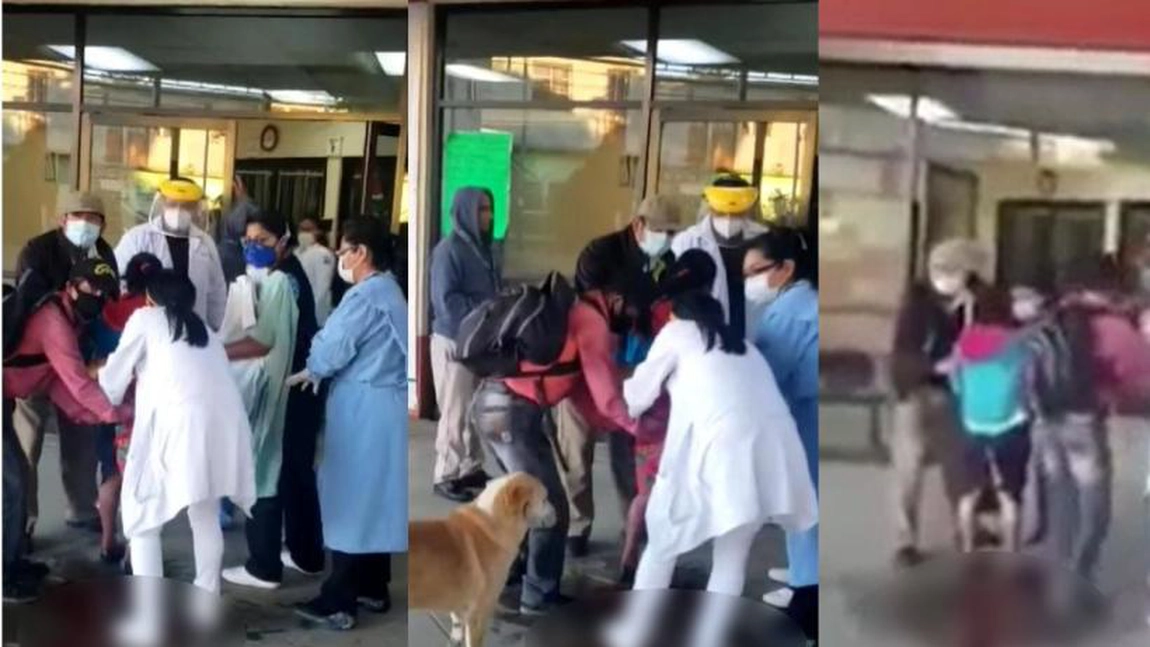 O tânără a născut în fața spitalului după ce nu a fost primită în interior din cauza restricțiilor COVID-19