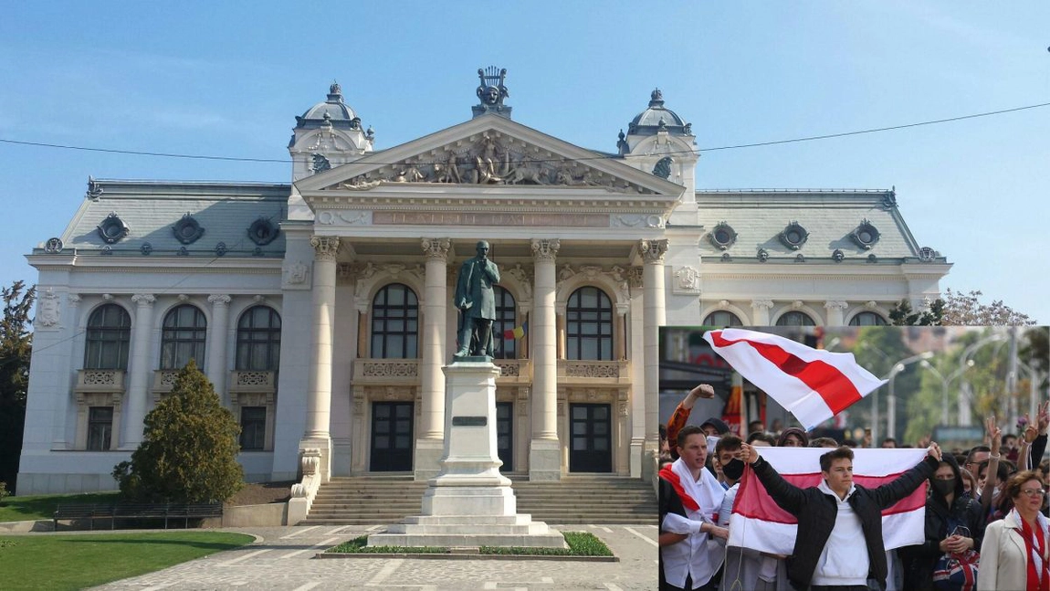 Teatrul Național din Iași, spectacol special în semn de solidaritate cu poporul din Belarus ce luptă cu regimul dictatorial condus de Aleksandr Lukașenko