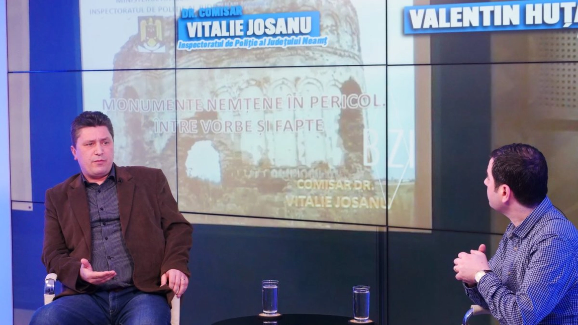 Un comisar de la IPJ Neamț a discutat despre protejarea patrimoniului istoric și cultural, legislația în domeniu, dar și despre măsurile care au dus la salvarea unor obiecte de patrimoniu, în Studioul BZI LIVE - FOTO/ VIDEO