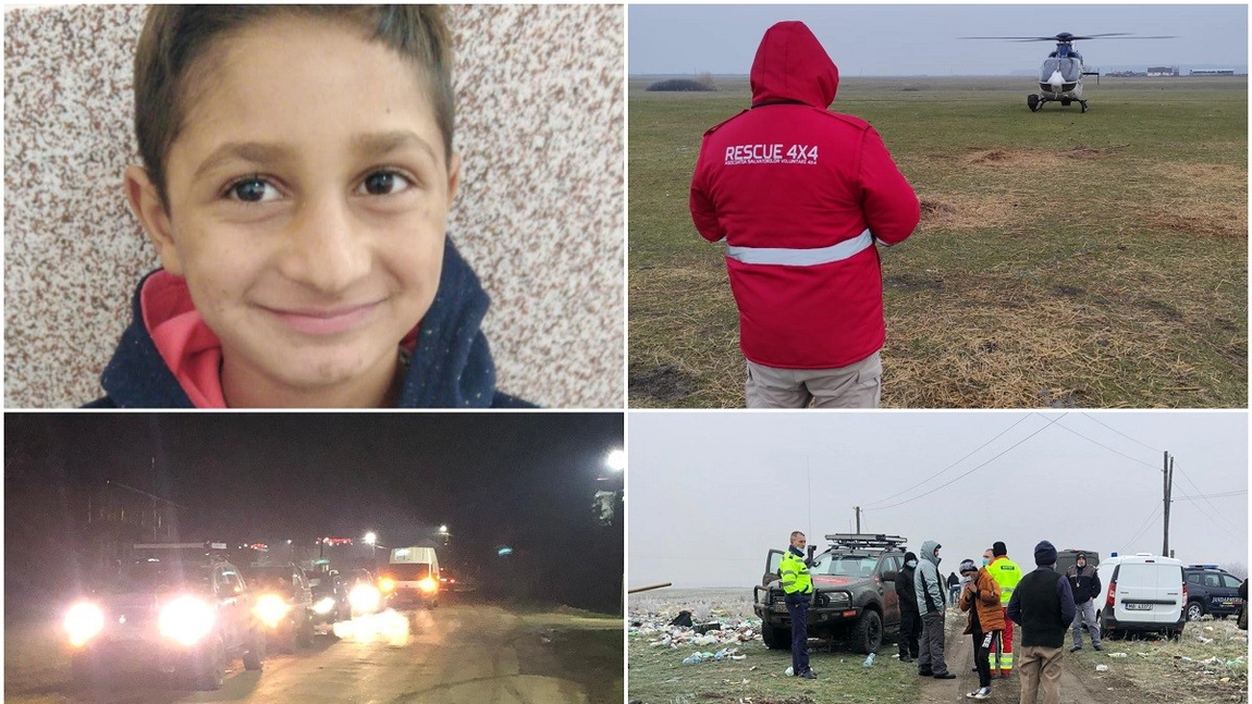 Copilul din Arad, dispărut fără urmă de 28 de zile. Ipoteza căutătorilor: Sebastian ar fi căzut în apă