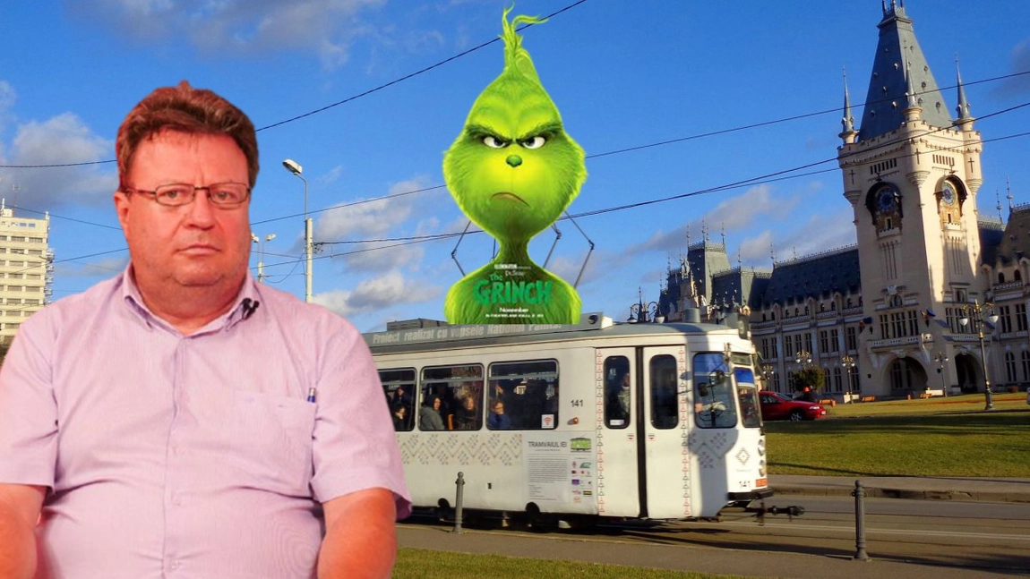 Cristian Stoica, directorul CTP Iași, Grinch de Dragobete! Tramvaiul îndrăgostiților a deraiat în depou. 
