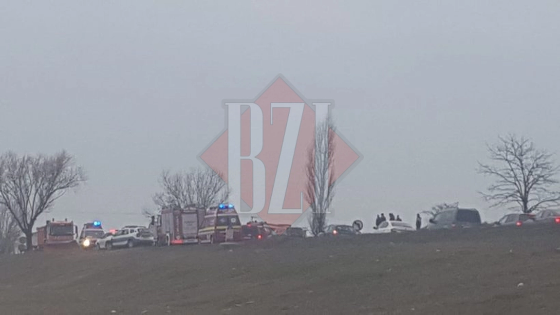 Accident rutier grav la Lețcani, Iași! 7 victime după o coliziune între un microbuz care transporta persoane și un autoturism- EXCLUSIV FOTO, VIDEO /UPDATE